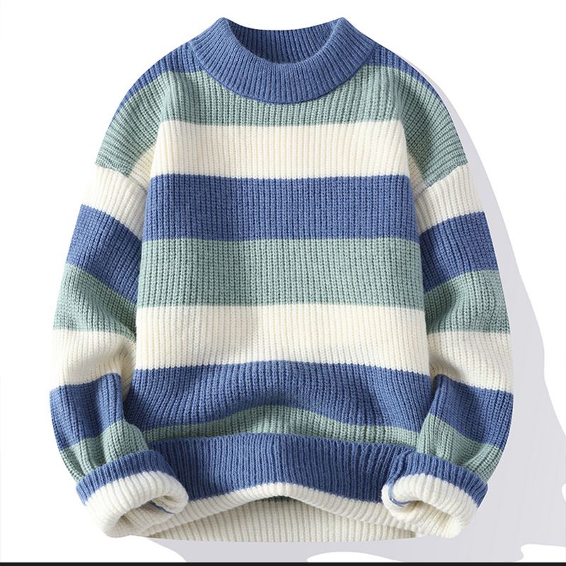 Striped Knit Sweater Women – Cozy Lightweight Pullover for Casual Wear