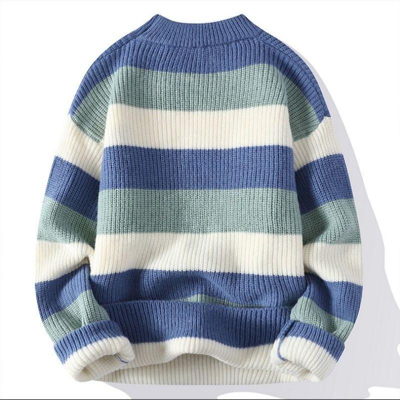 Striped Knit Sweater Women – Cozy Lightweight Pullover for Casual Wear