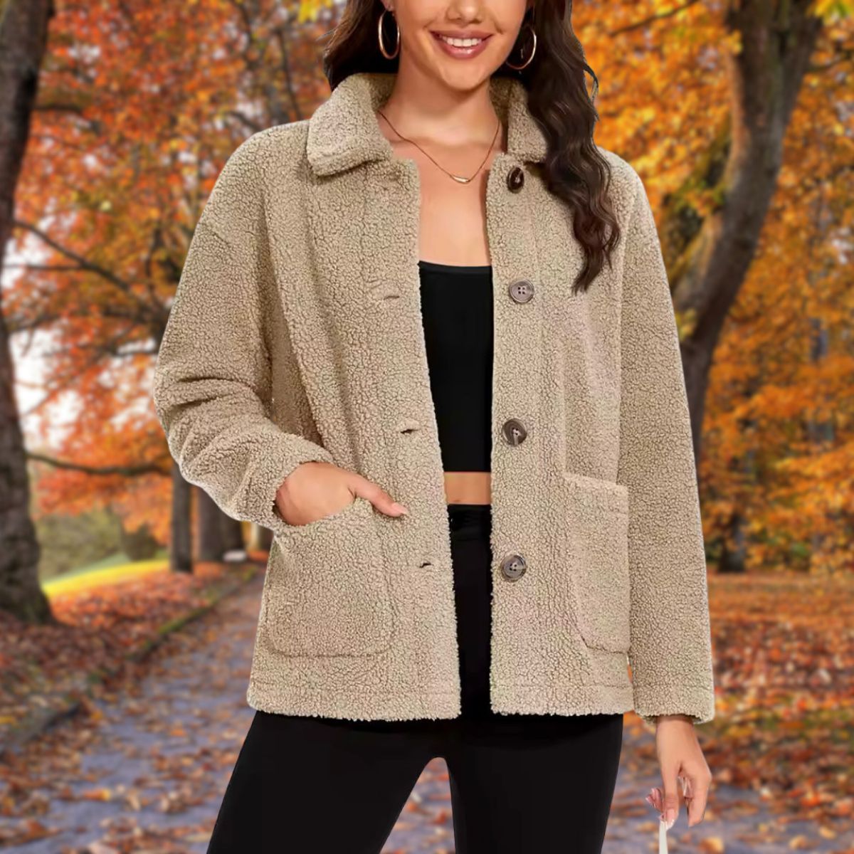 Warm Jacket for Women – Stylish Winter Coat with Soft Fabric