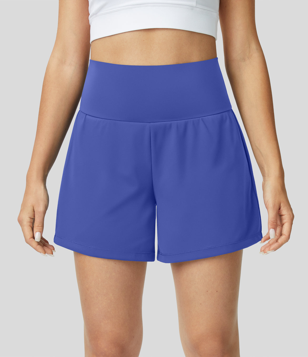 Yoga Shorts Women – High Waist 2-in-1 with Pockets