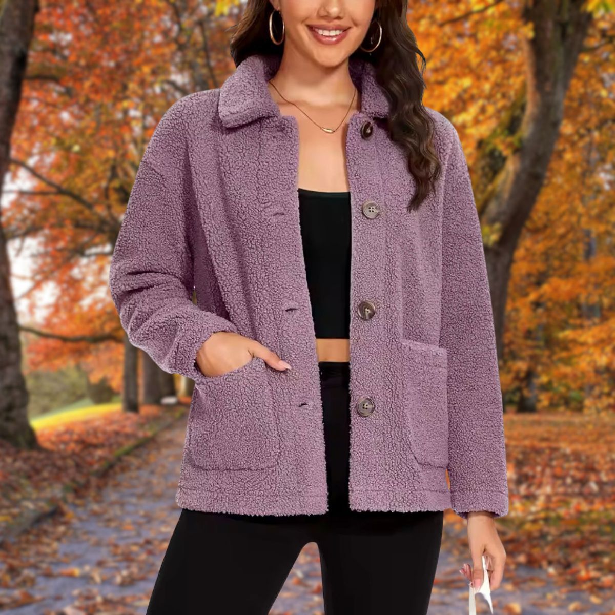 Warm Jacket for Women – Stylish Winter Coat with Soft Fabric