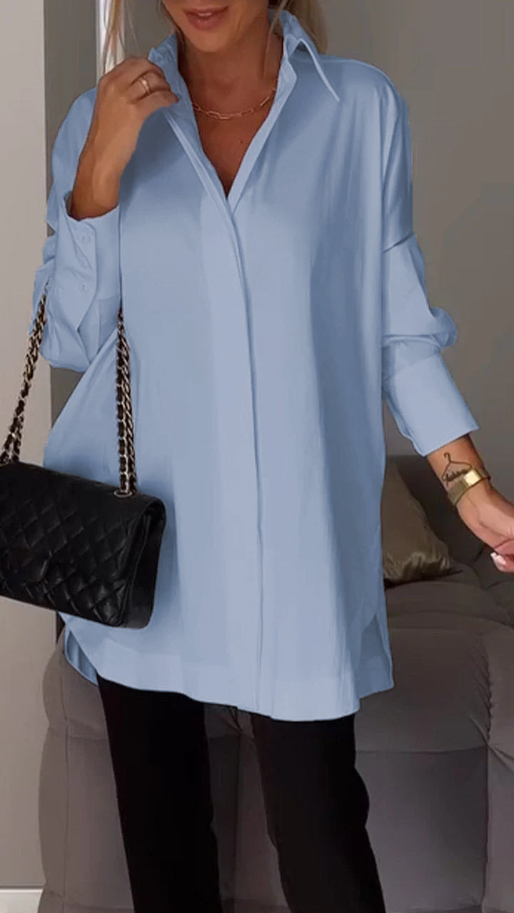 Plus Size Chiffon Blouse – Chic Lightweight Top for Women