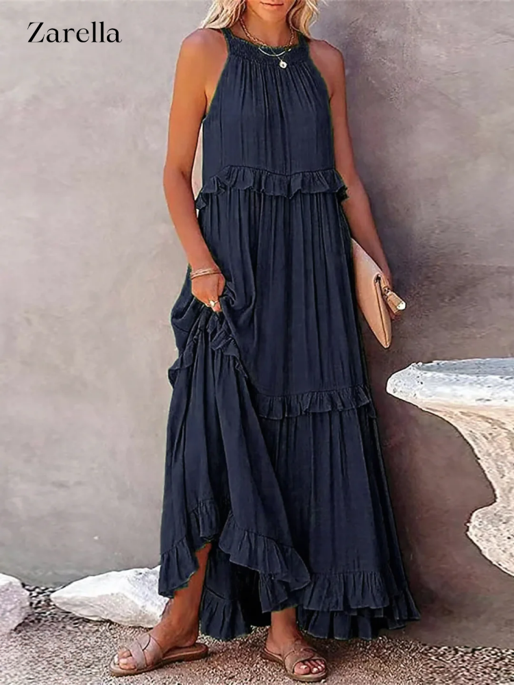 Maxi Dress Women – Casual Loose Long Dress for Summer