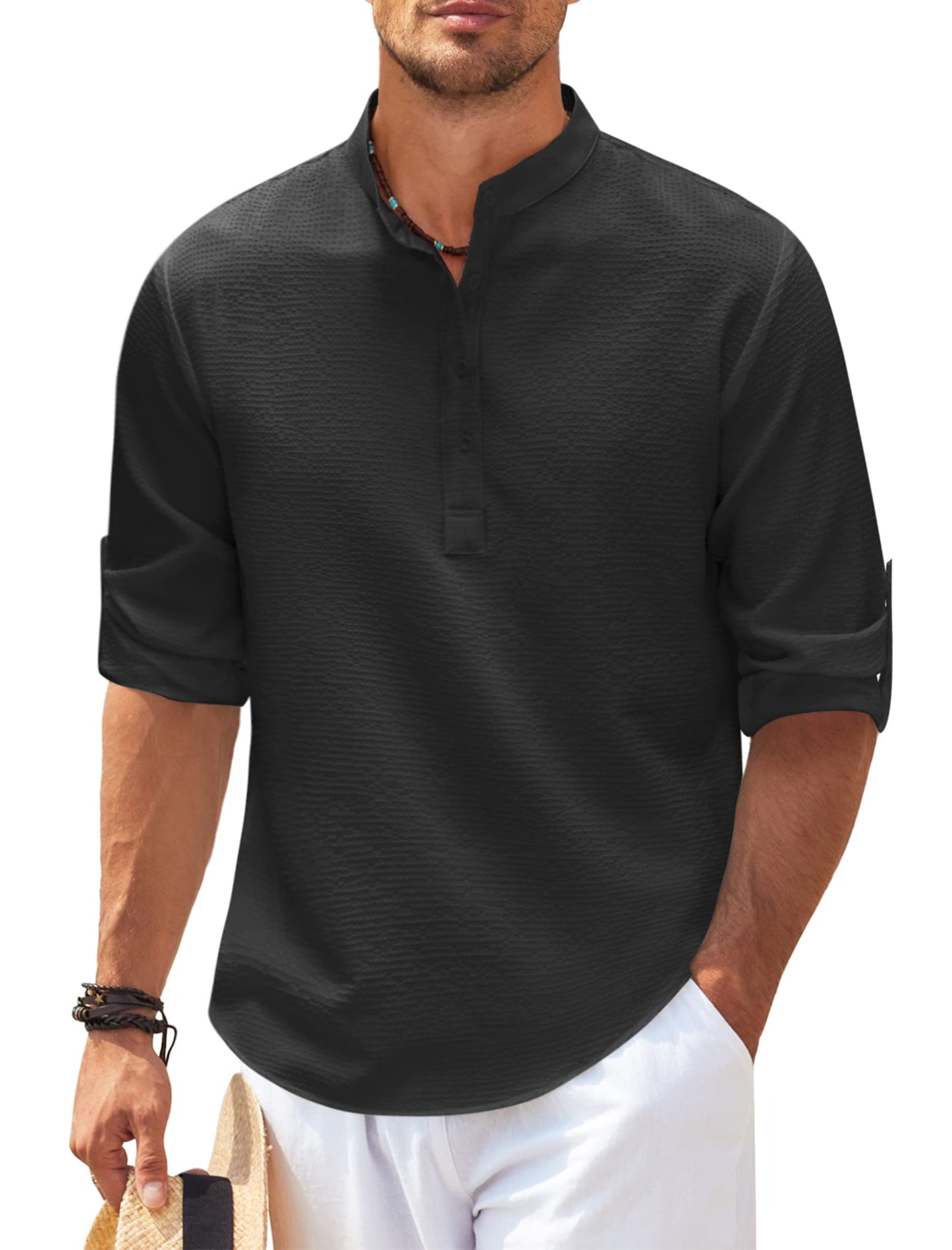 Casual Long Sleeve Shirt – Ultra Comfort Lightweight Top for Everyday Wear