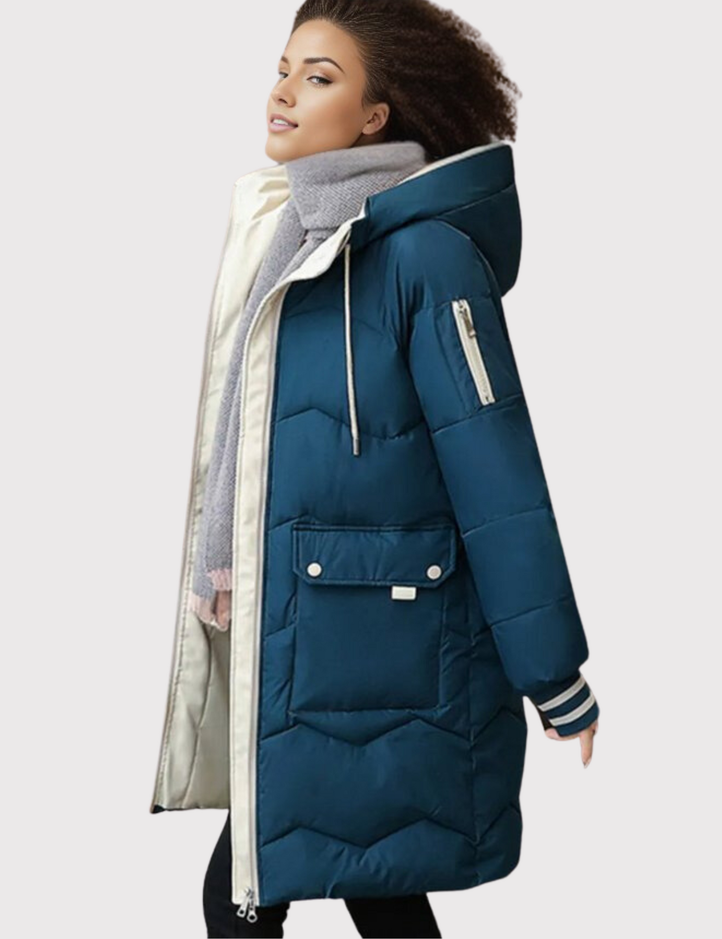 Long Puffer Jacket Women – Warm Stylish Winter Coat with Hood