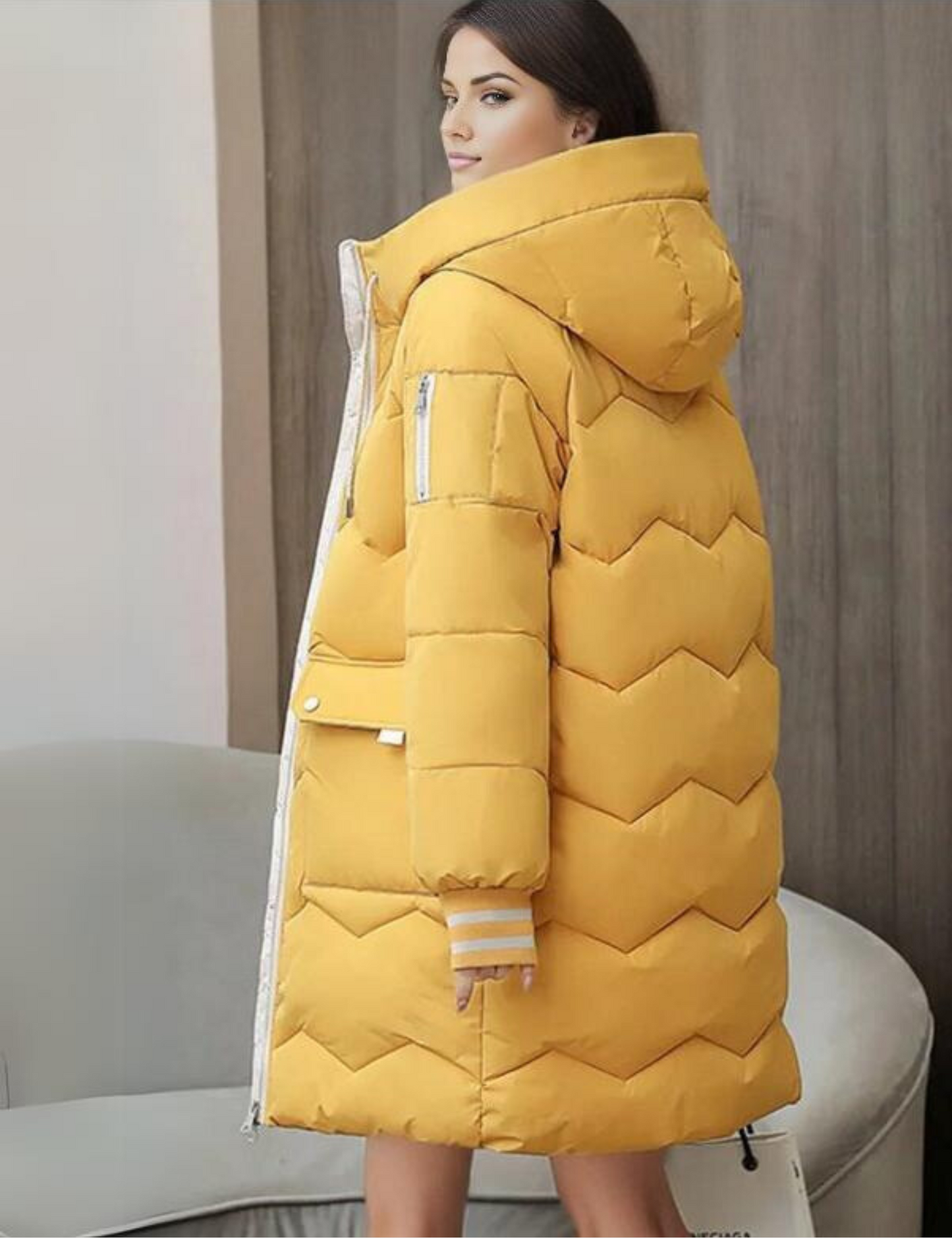 Long Puffer Jacket Women – Warm Stylish Winter Coat with Hood