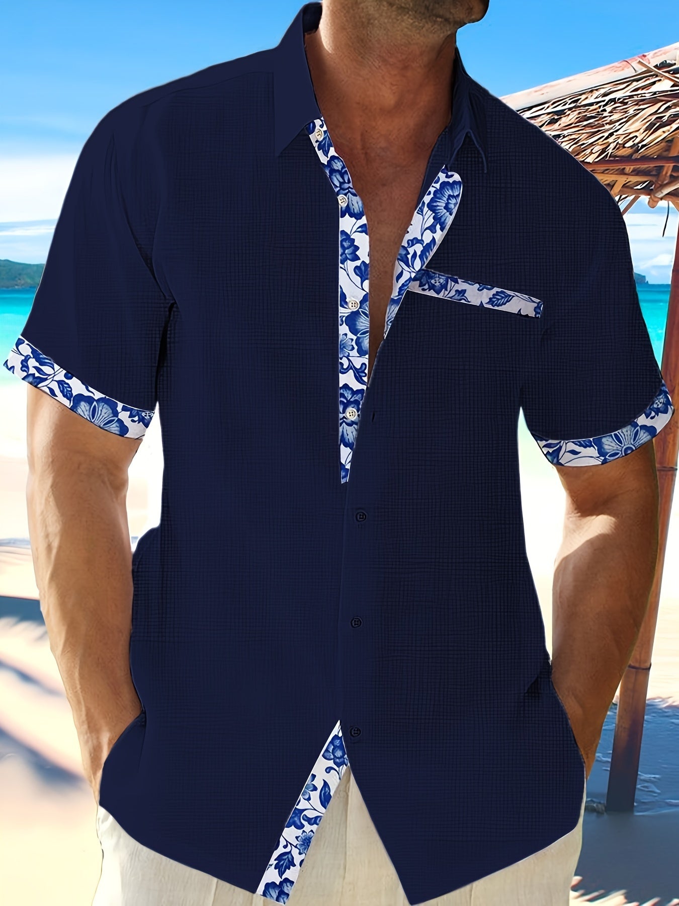 Men's Summer Shirt – Lightweight Casual Short Sleeve Top