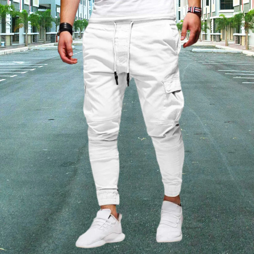 Men's Casual Pants – Comfortable Pants with Patch Pockets for Everyday Wear