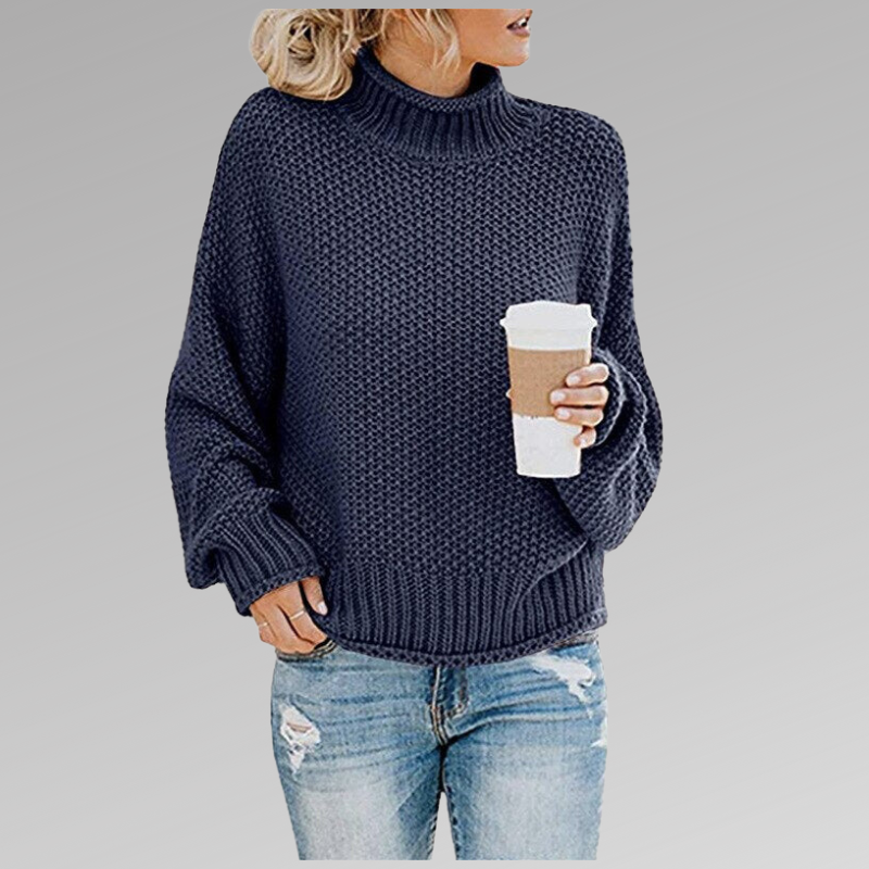 Trendy Knit Sweater Women – Stylish Casual Pullover for Fall