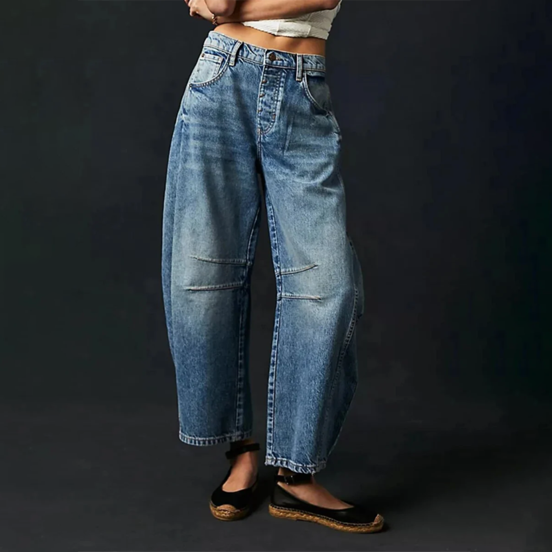 Wide Leg Jeans for Women – Comfortable High-Waisted Denim Trousers