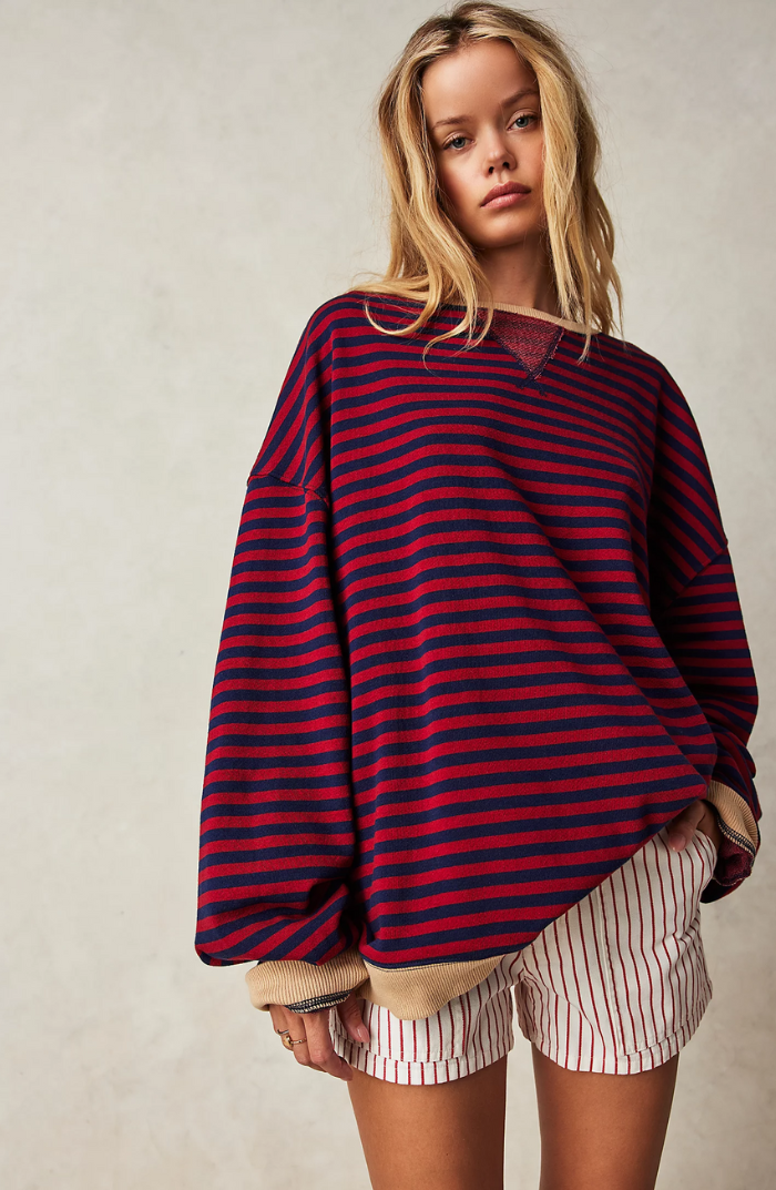 Striped Sweater Women – Cozy Knit Pullover for Casual Wear