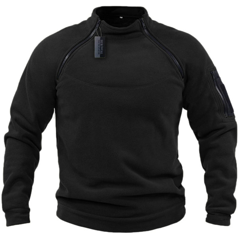 Military Fleece Pullover – Warm Stylish Outdoor Sweatshirt