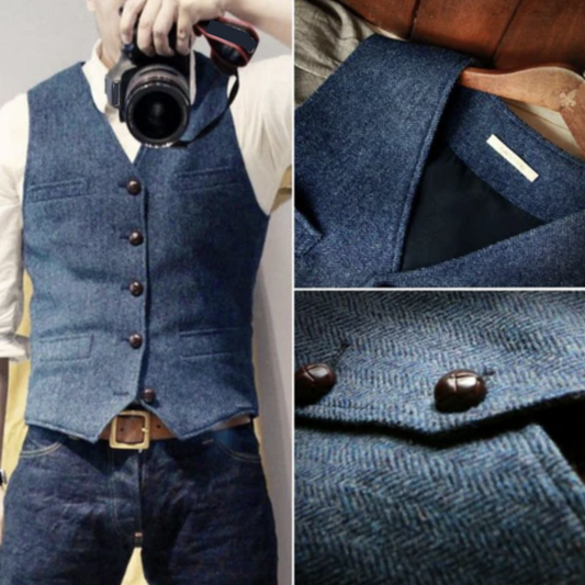 Men's Waistcoat – Elegant Tailored Vest for Formal Occasions