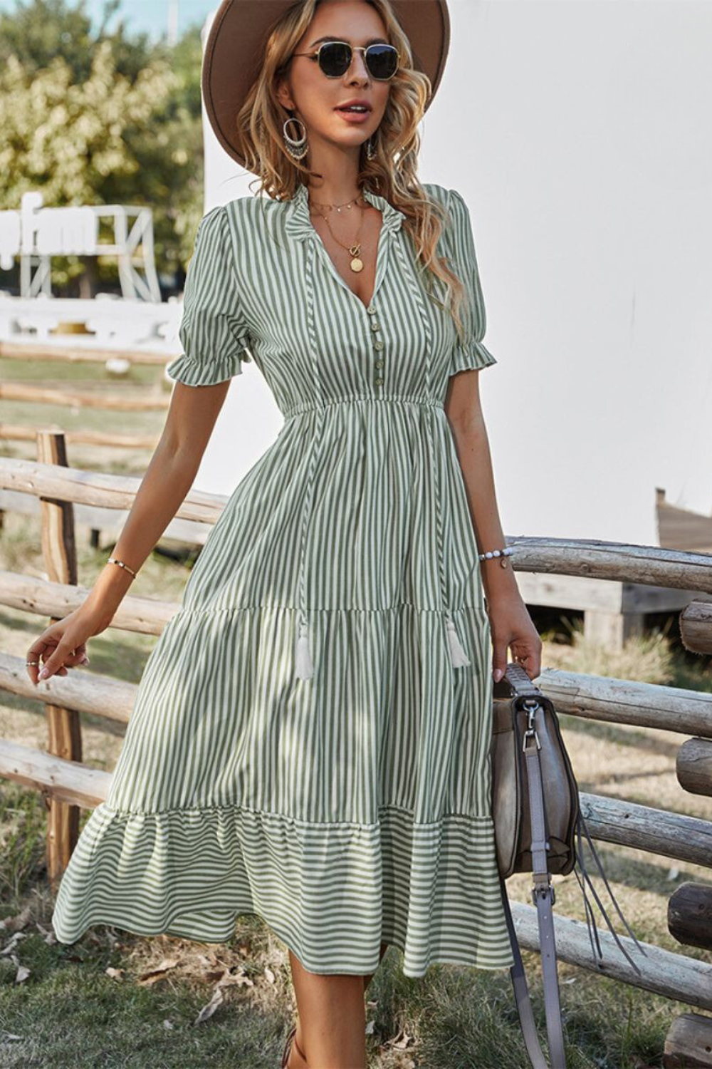 Summer Dress Women – Stylish Casual Midi Dress for Beach & Parties