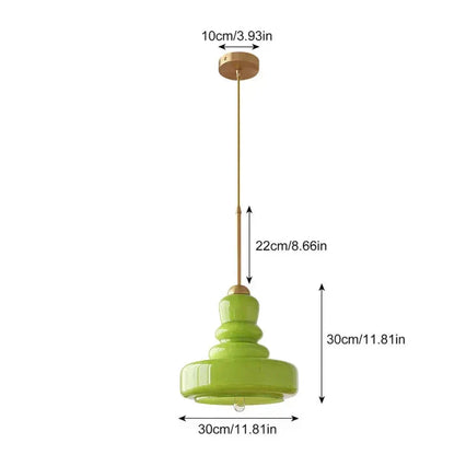 Modern Pendant Light – Bauhaus Glass Fixture for Home Office Decor