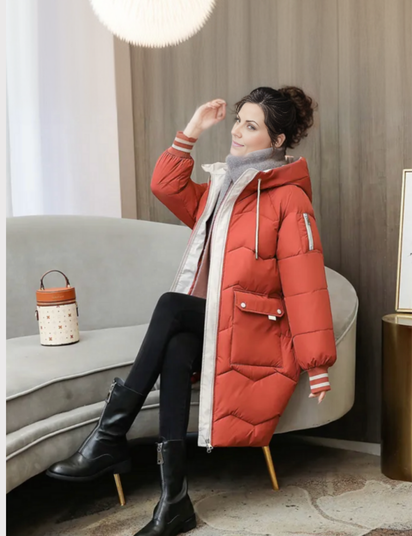 Long Puffer Jacket Women – Warm Stylish Winter Coat with Hood