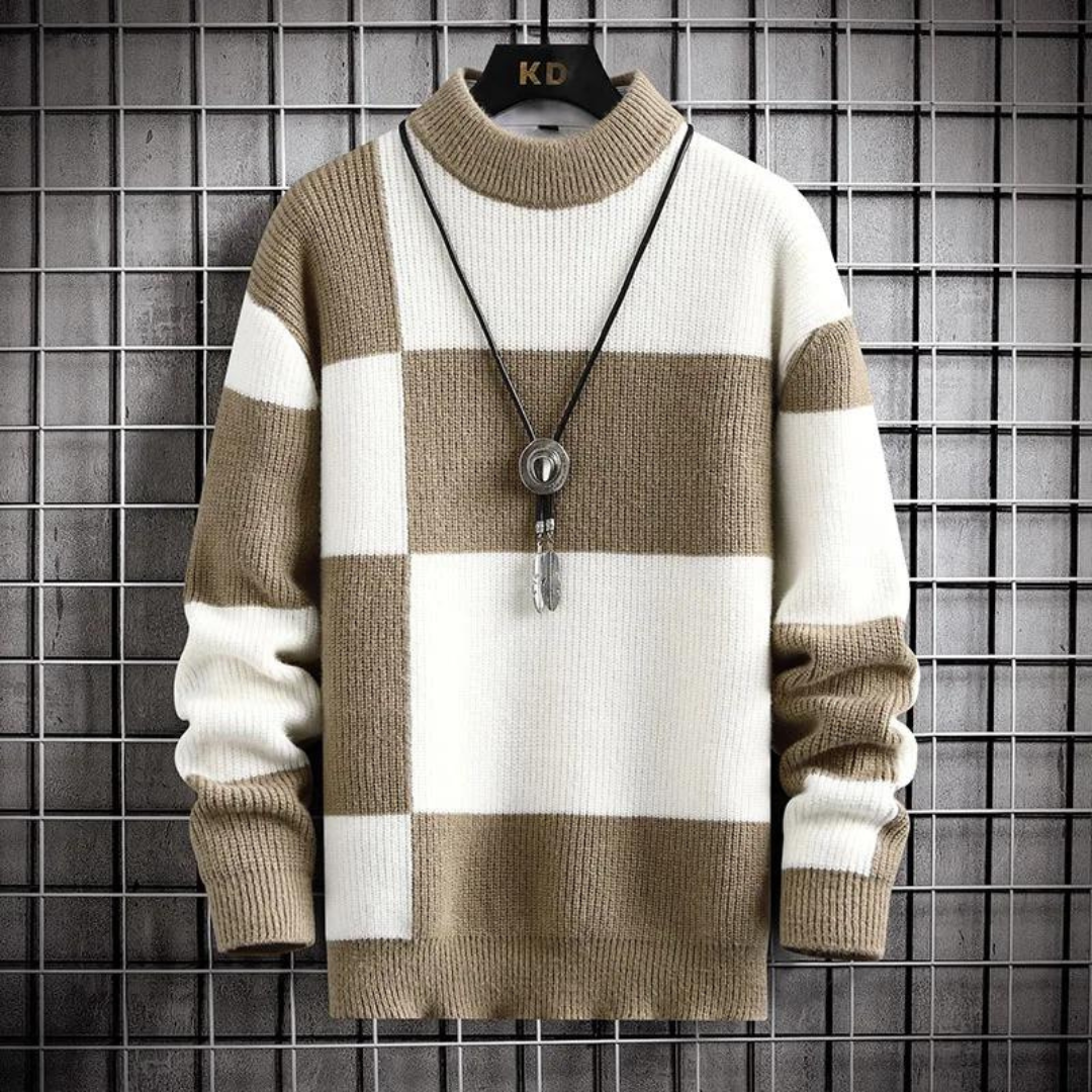 Monochrome Sweater Women – Stylish Knit Pullover for Casual Wear