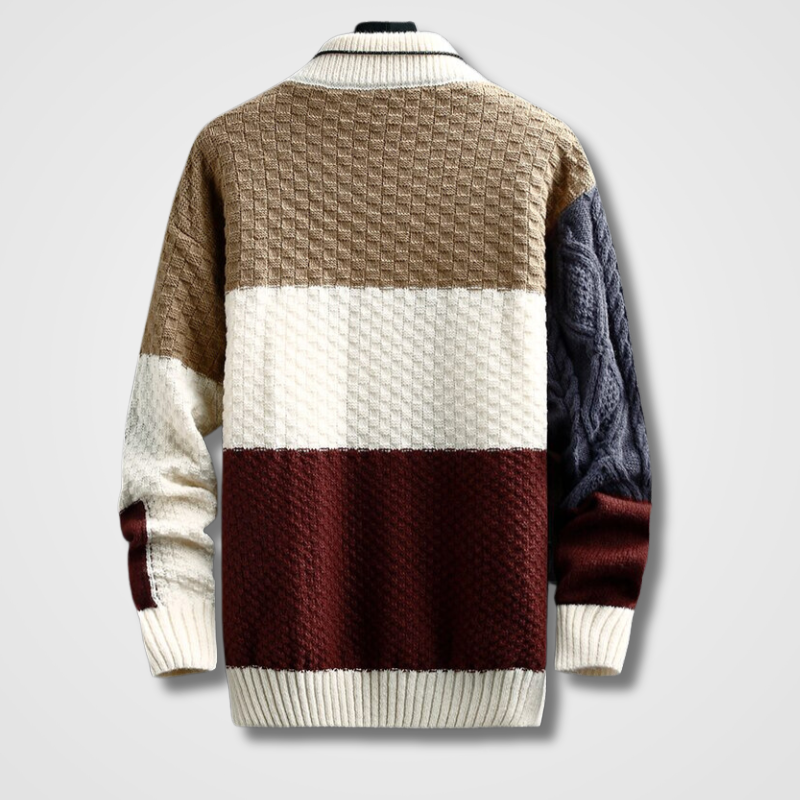 Men's Knitted Sweater – Cozy Pullover for Casual Wear