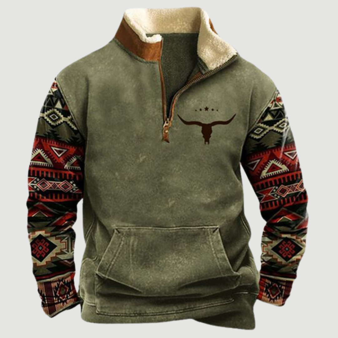 Vintage Fleece Jacket – Cozy Retro Outerwear for Men