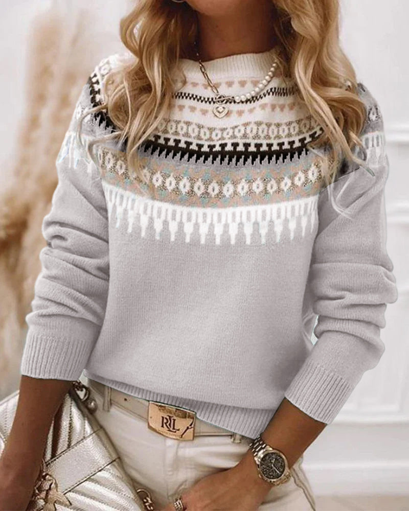 Knitted Sweater Women – Cozy Knit Pullover for Fall Fashion