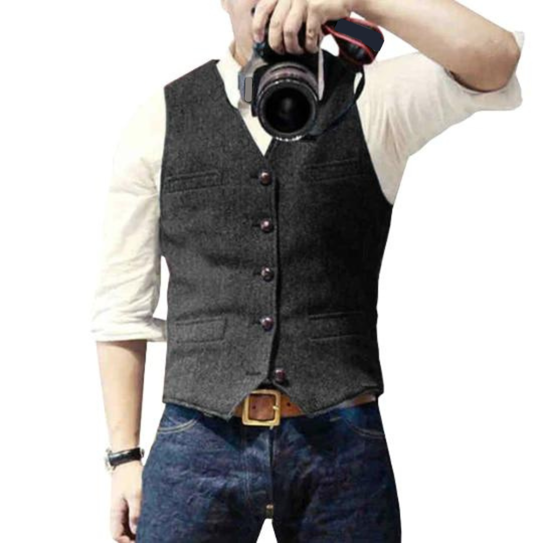 Men's Waistcoat – Elegant Tailored Vest for Formal Occasions