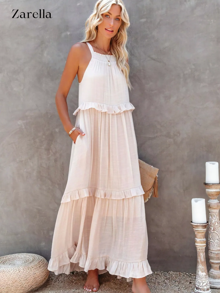 Maxi Dress Women – Casual Loose Long Dress for Summer