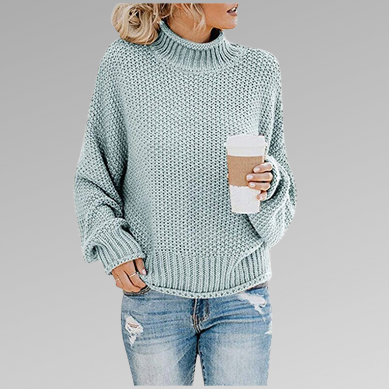 Trendy Knit Sweater Women – Stylish Casual Pullover for Fall