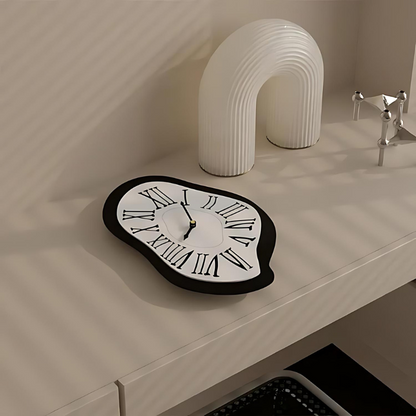 Surrealist Wall Clock for Home Decor – Unique Antique Style for Office