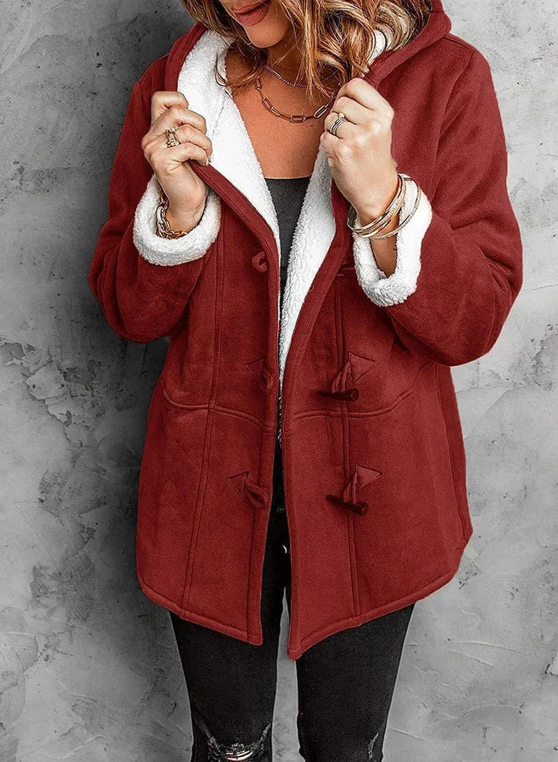 Quilted Fleece Jacket Women – Cozy Warmth for Winter Style