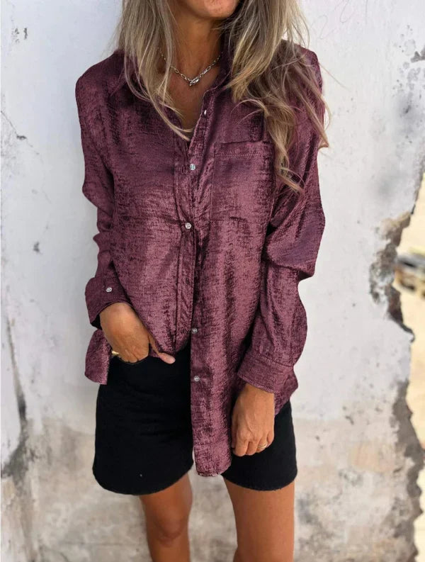 Suede Shirt Women – Elegant Soft Fabric Top for Chic Style