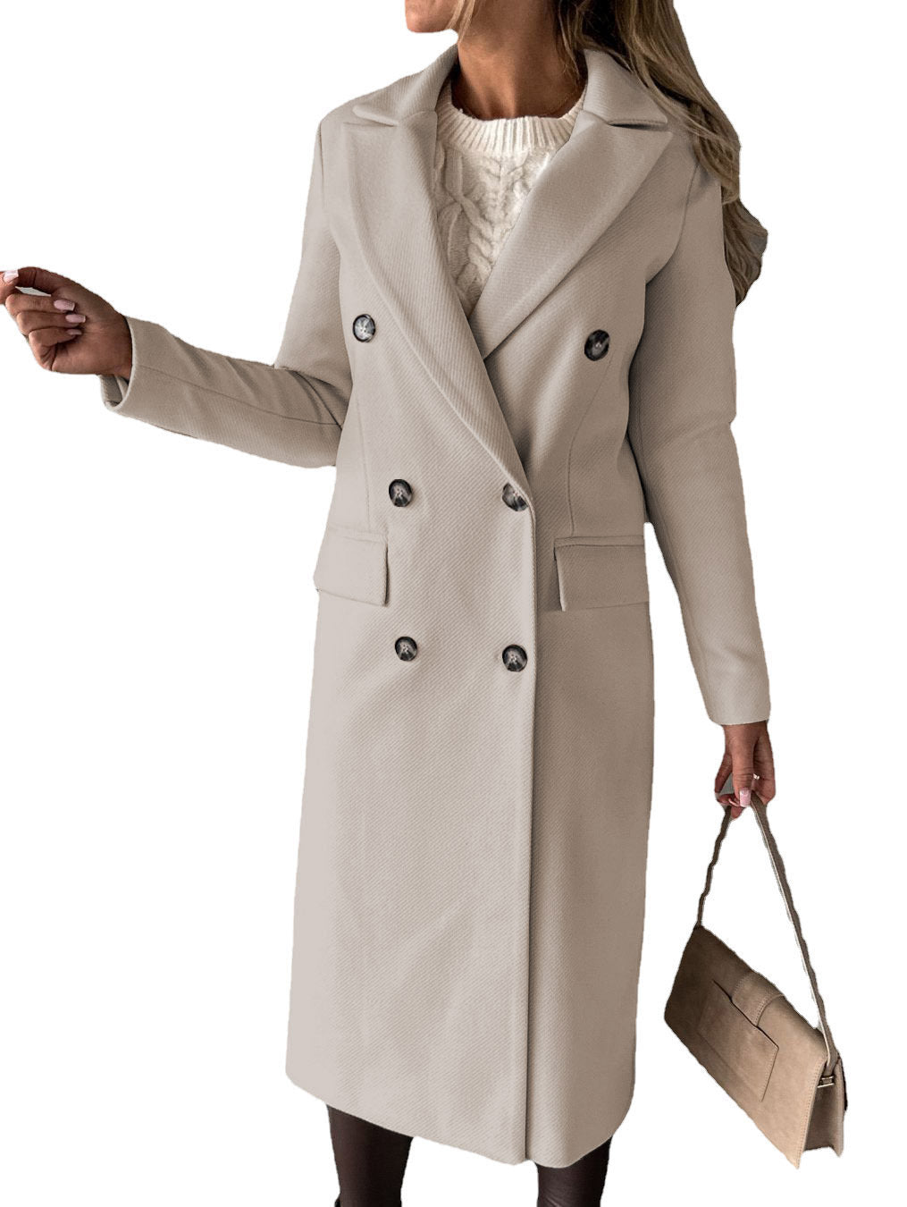 Winter Trench Coat Women – Stylish Warm Long Outerwear for Cold Weather