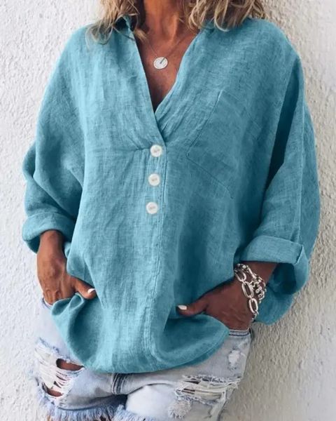 Boho Blouse Women – Ibiza-Style Lightweight Top for Summer