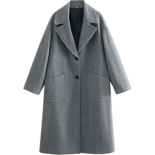 Wool Coat Women's Elegance – Stylish Warm Outerwear for Chic Winter Fashion