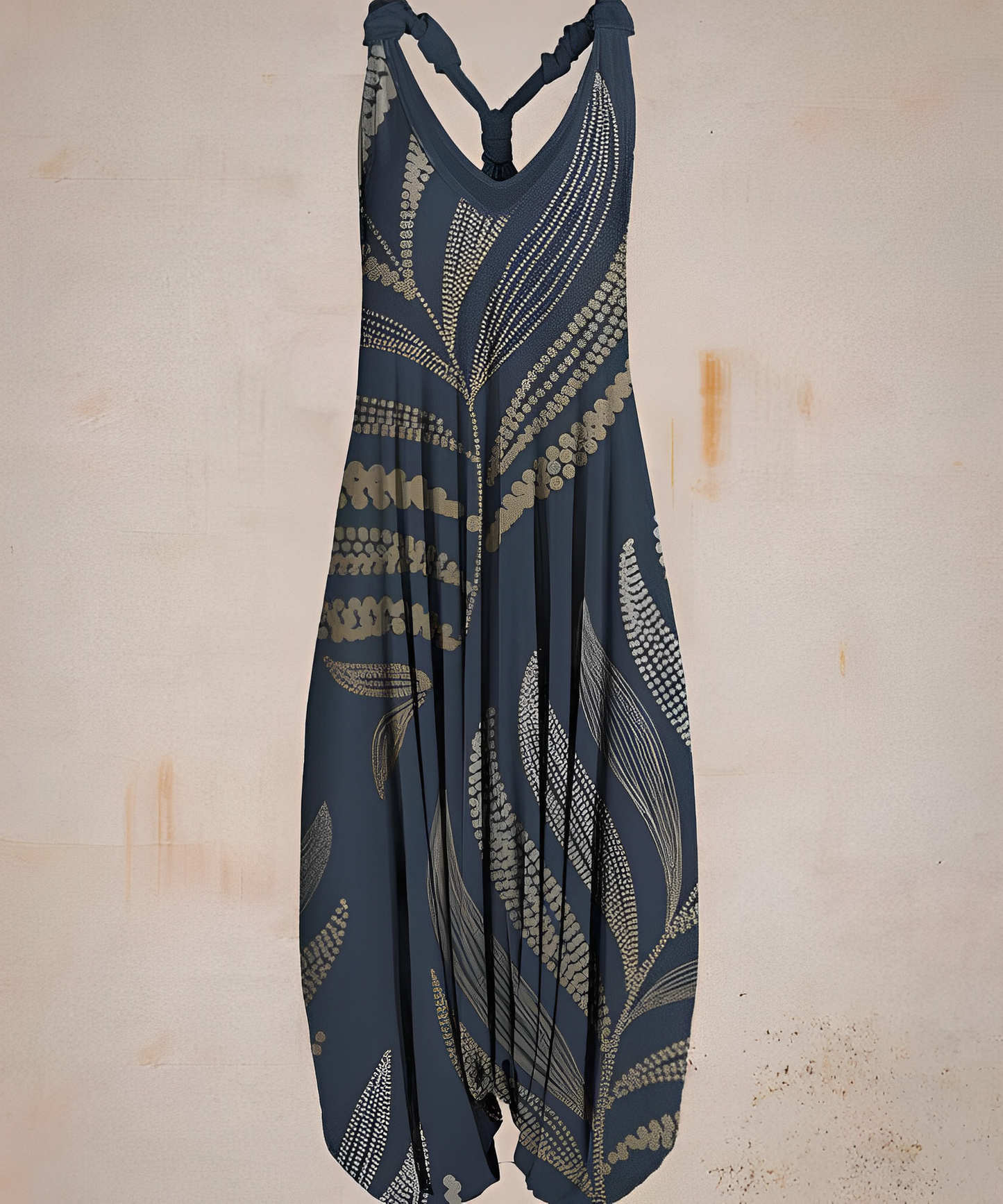 Bohemian Jumpsuit Women – Casual Chic Romper with Flowy Design