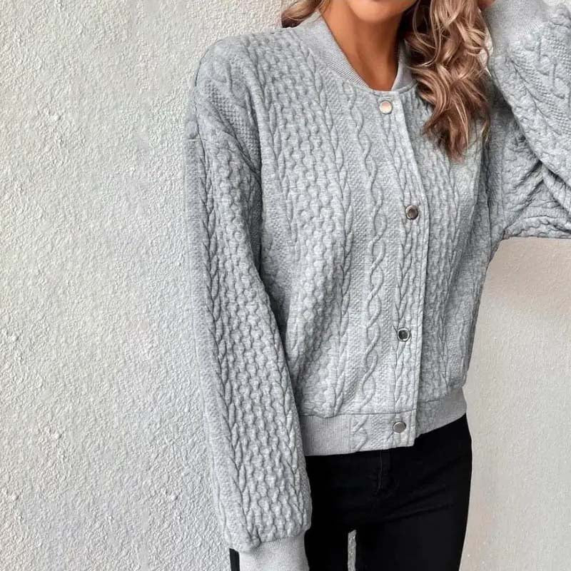 Knitted Jacket Women – Cozy Cardigan for Casual Wear