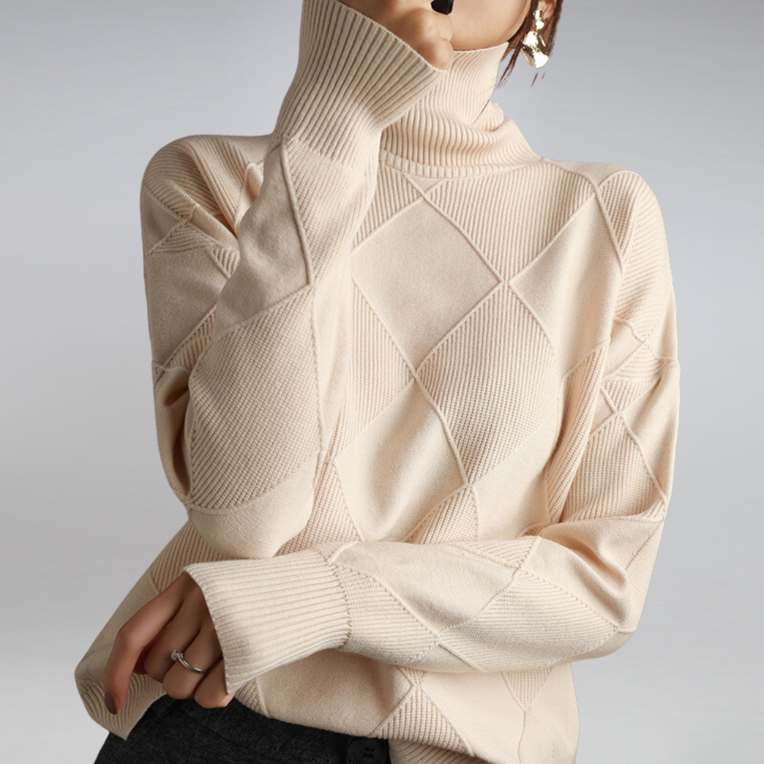 Turtleneck Sweater Women – Cozy Knit Pullover for Fall Fashion