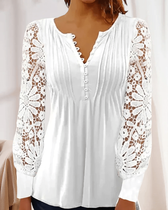 Elegant Long Sleeve Blouse – Chic Women's Top for Any Occasion