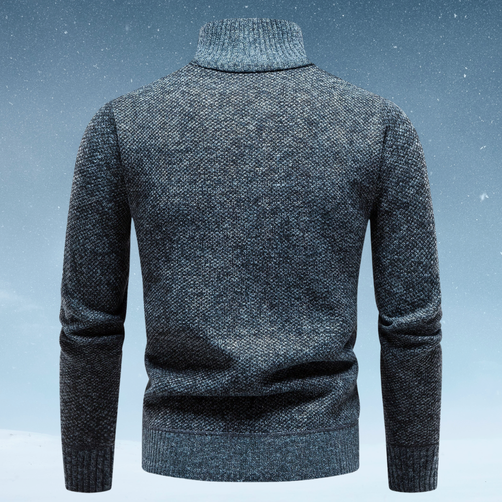 Thermal Pullover Men – Warm Casual Half Zip Sweater