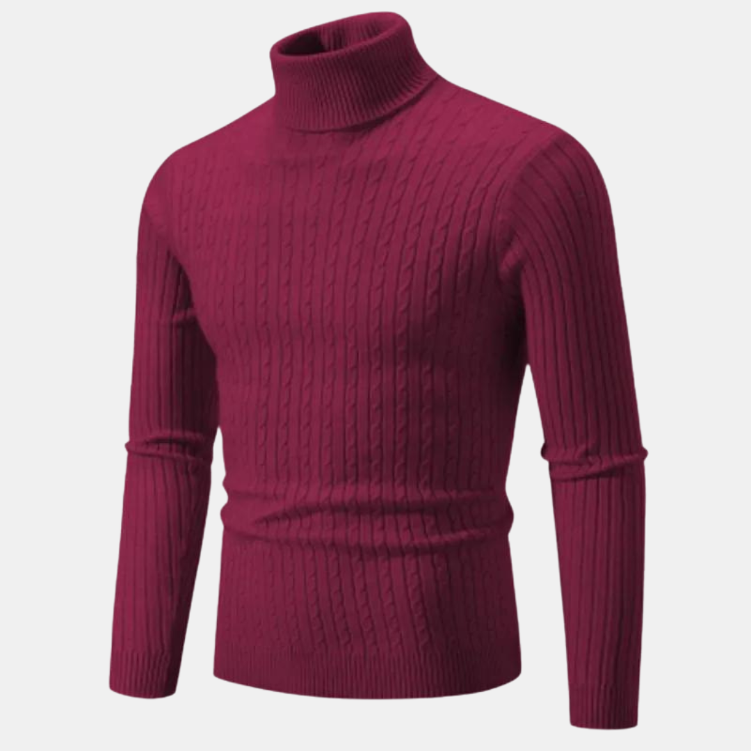 Turtleneck Sweater for Women – Stylish Knit Pullover for Casual and Office Wear