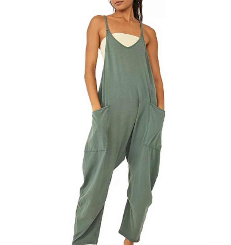 Wide Leg Jumpsuit for Women – Chic Romper with Comfortable Fit