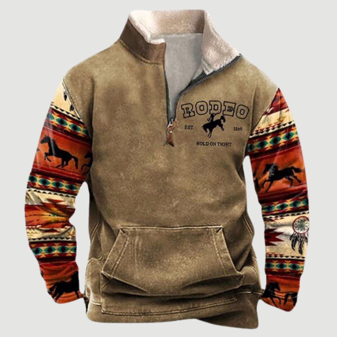 Vintage Fleece Jacket – Cozy Retro Outerwear for Men