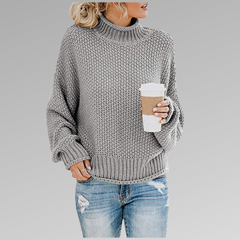 Trendy Knit Sweater Women – Stylish Casual Pullover for Fall