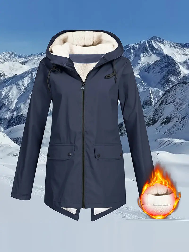 Windproof Women's Jacket – Lightweight Waterproof Outdoor Coat