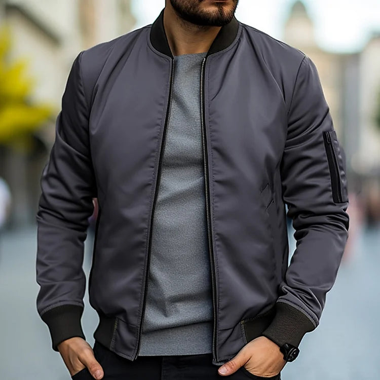 Men's Bomber Jacket – Stylish Lightweight Outerwear for Casual Wear