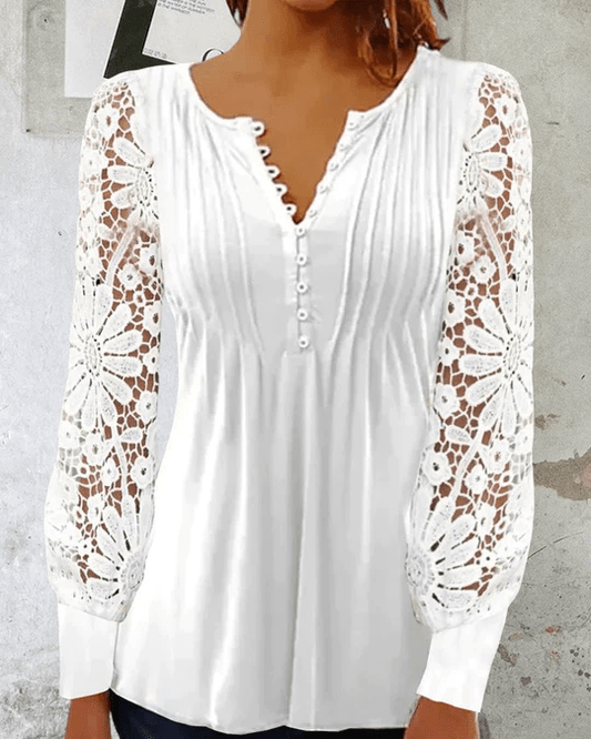 Elegant Long Sleeve Blouse – Chic Women's Top for Any Occasion