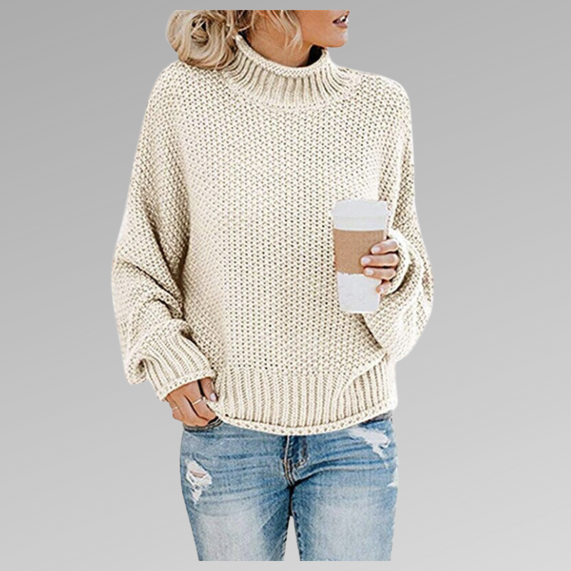 Trendy Knit Sweater Women – Stylish Casual Pullover for Fall