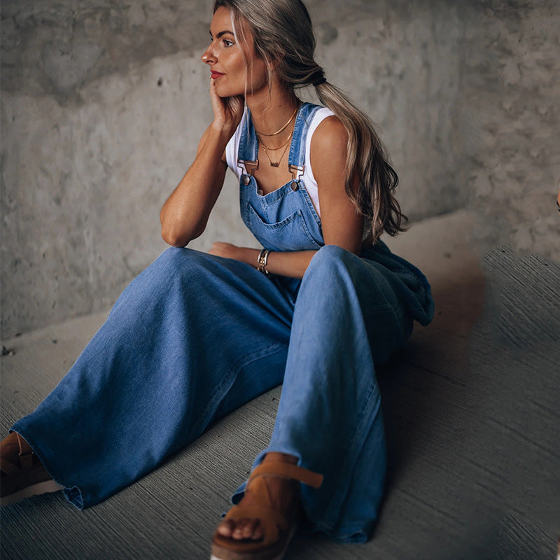 Denim Jumpsuit Women – Stylish Casual Overall for Everyday Wear