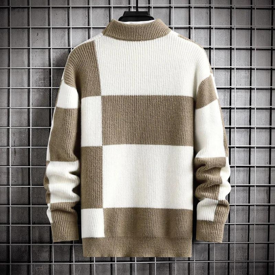 Monochrome Sweater Women – Stylish Knit Pullover for Casual Wear