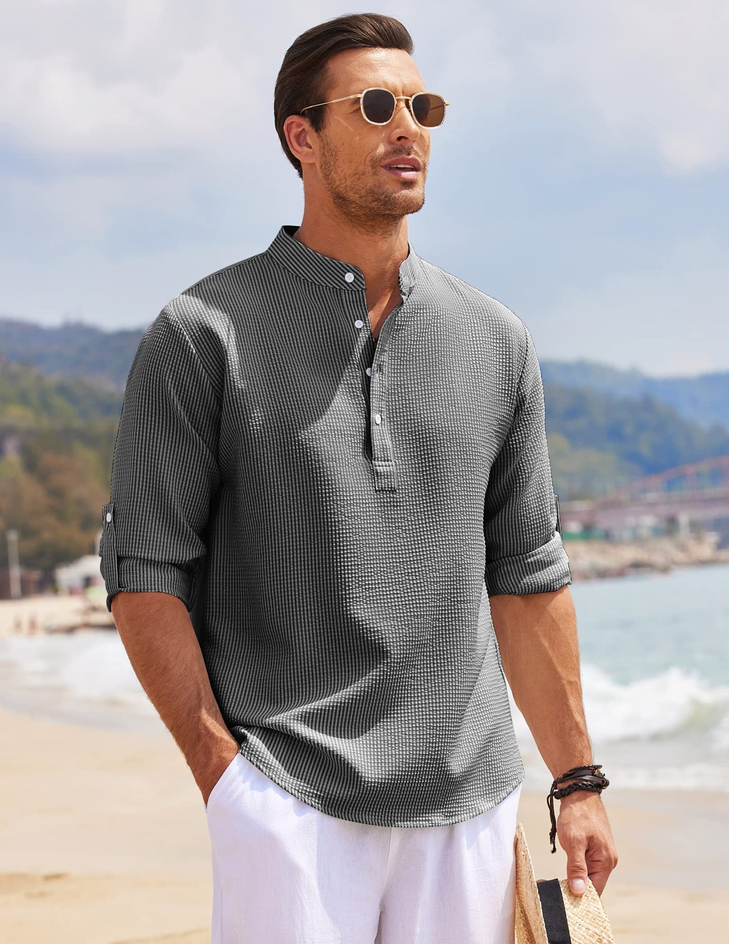 Casual Long Sleeve Shirt – Ultra Comfort Lightweight Top for Everyday Wear