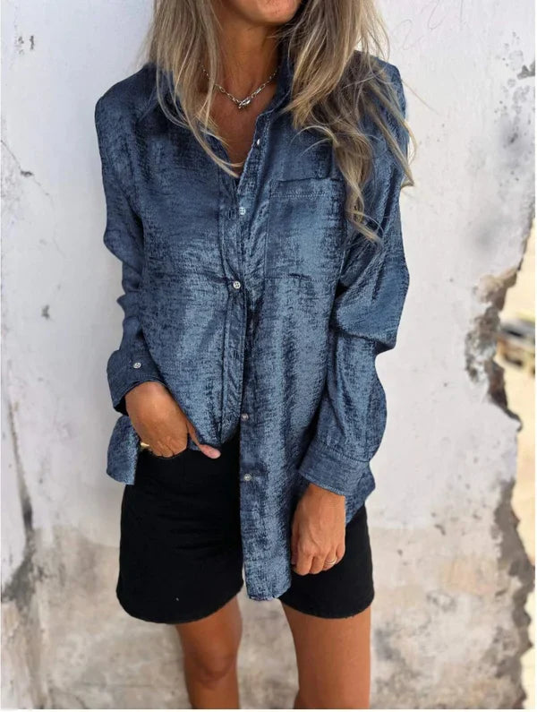 Suede Shirt Women – Elegant Soft Fabric Top for Chic Style